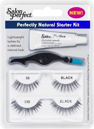 SALON PERFECT Be Natural Lash Μαγνητικές Βλεφαρίδες Kit Μαύρες