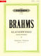 Edition Peters Johannes Brahms Klavierwerke Sheet Music for Piano
