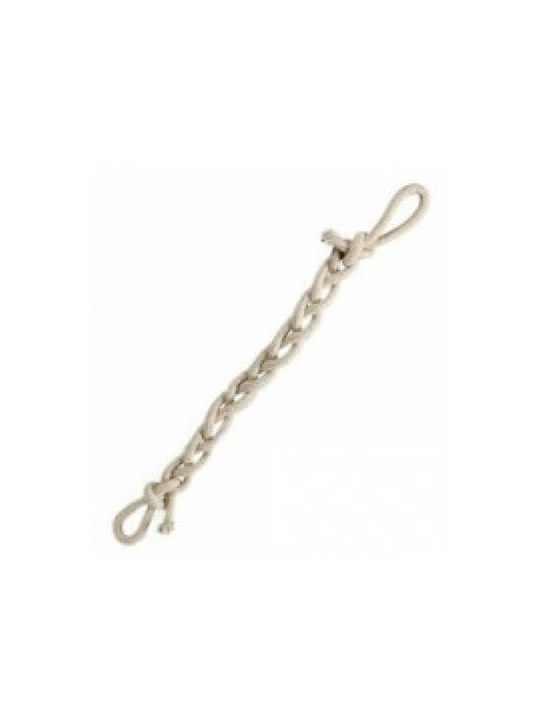 Natural World 2 Handles 77cm Rope Toy Dog 77εκ. White 1pcs