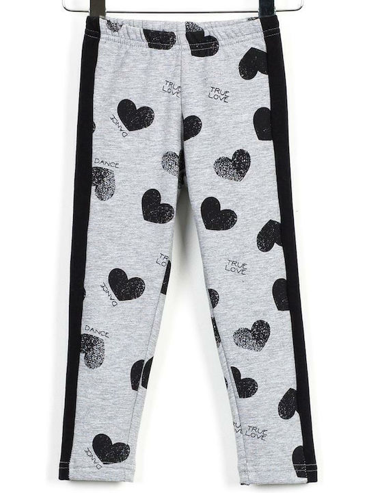Kinderleggings Lang Grau