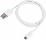 Φορτισησ Regulär USB 2.0 auf Micro-USB-Kabel Weiß 1.2m (06803) 1Stück