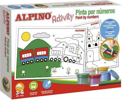 Alpino Ζωγραγικησ Δακτυλομπογιεσ Colouring Set