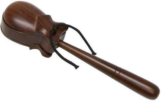 Gewa Castanets Indian Rosewood Single Wooden With Handle Single