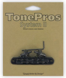 TonePros Bridge Tuneomatic Tp6 Bridge in Black Color