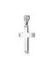 Triantos White Gold Cross 14K