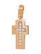 Savvidis Rose Gold Cross 14K