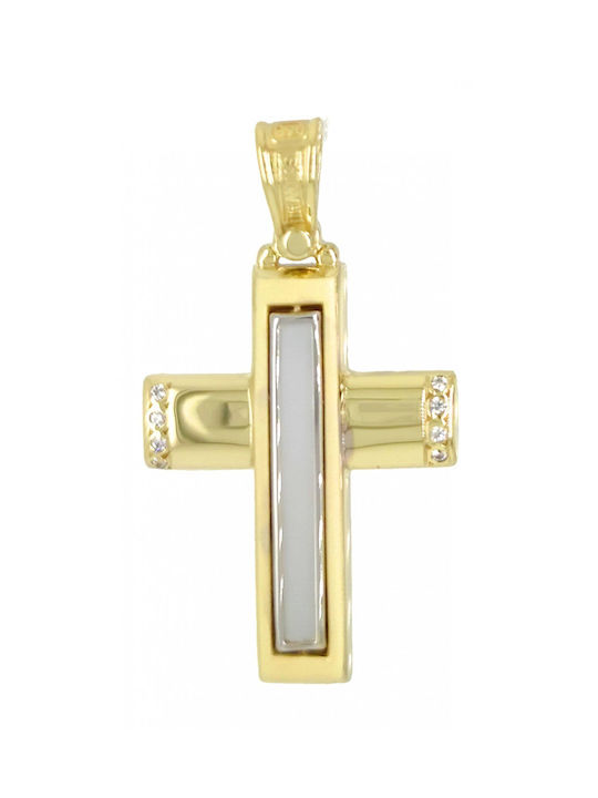 Triantos Gold Cross 14K