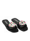 Women's Flat Sandals in Black Color