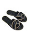 Sandale Casual Damă de Piele Negru