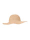 ICHI Wicker Women's Floppy Hat Beige