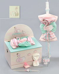 Zivas Baptism Package with Theme Swan 3pcs