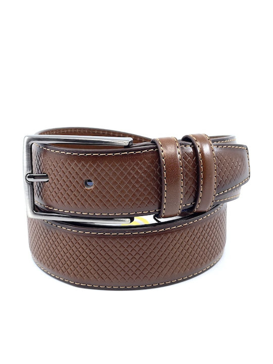 Legend Accessories Ανδρική Ζώνη Δερμάτινη Ταμπά