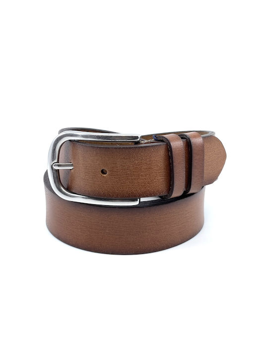 Legend Accessories Men's Leather Belt Tabac Brown