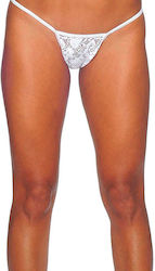 Merry See Γυναικείο Sexy String Λευκό