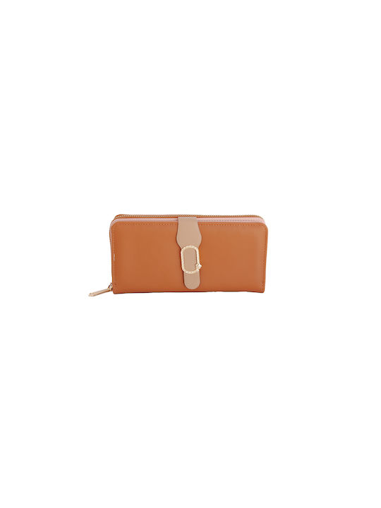 Vamore Large Women's Wallet Tabac Brown