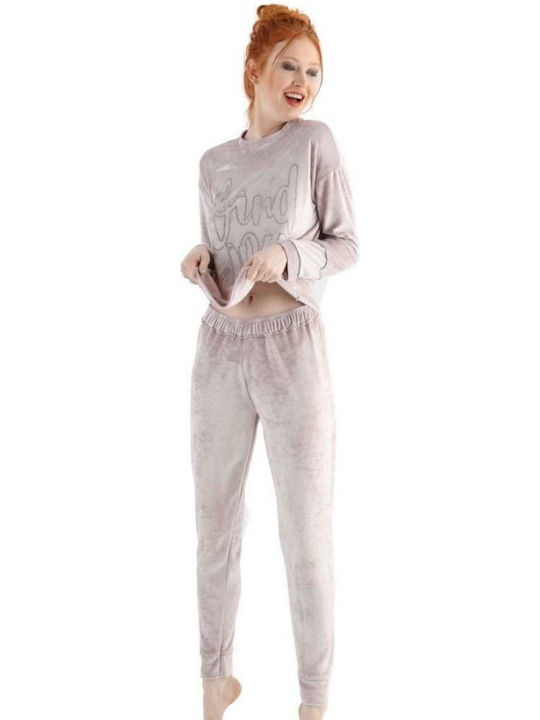 Sevim Winter Women's Pyjama Set Lilac