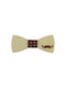 JFashion Baby Wooden Bow Tie Beige