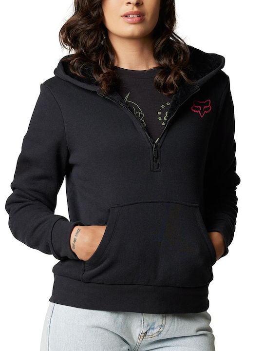 Fox Women's Hooded Sweatshirt Black