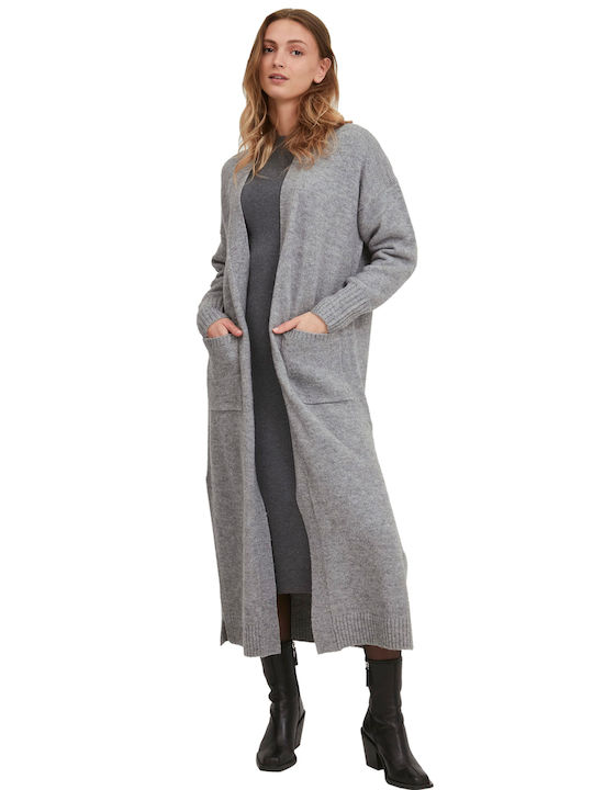 Byoung Long Women's Knitted Cardigan Gray