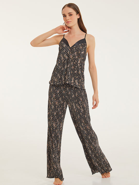 Pen-ky Set Pijamale pentru Femei Negru