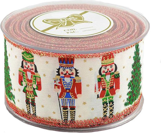 Kappa Decor Fabric Ribbon Floral with Width 55mm