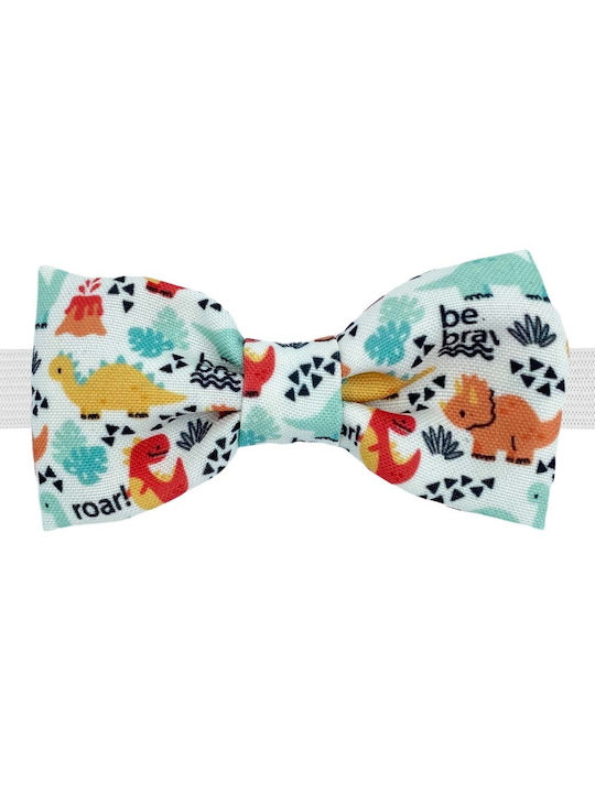 Bonjour Bebe Kids Fabric Bow Tie White