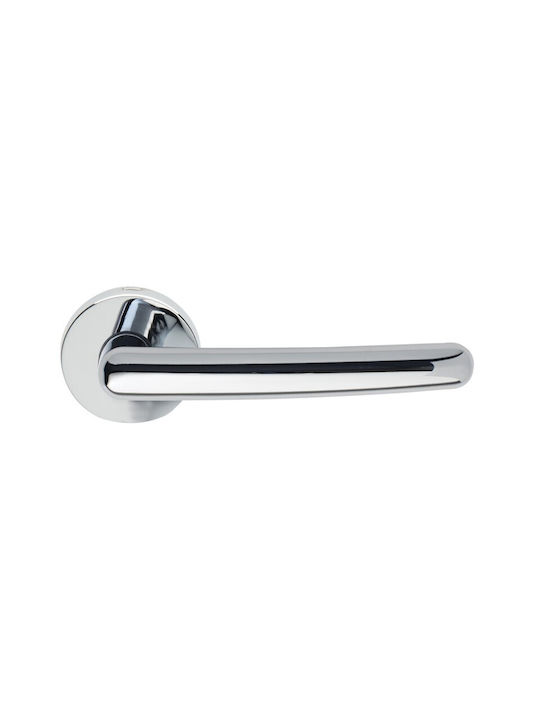 Ilavio Lever Front Door with Rosette Right 2691 Silver