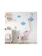 Caravelshop Детска стикерна за стена Стена 80x145бр