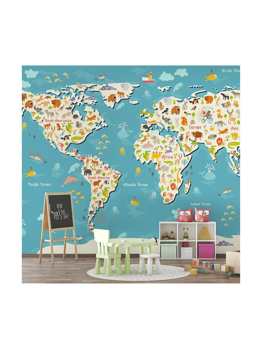 Caravelshop Geprägt Kinder Tapete Papier B250xH270cm