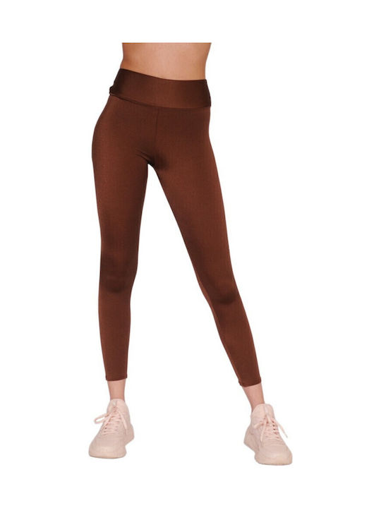 Dance & Football Kids Dance Leggings Brown