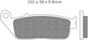 MHQ Motorcycle Brake Pads for Yamaha X-MAX / MT-01