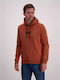 Cars Jeans Men's Sweatshirt with Hood Brown