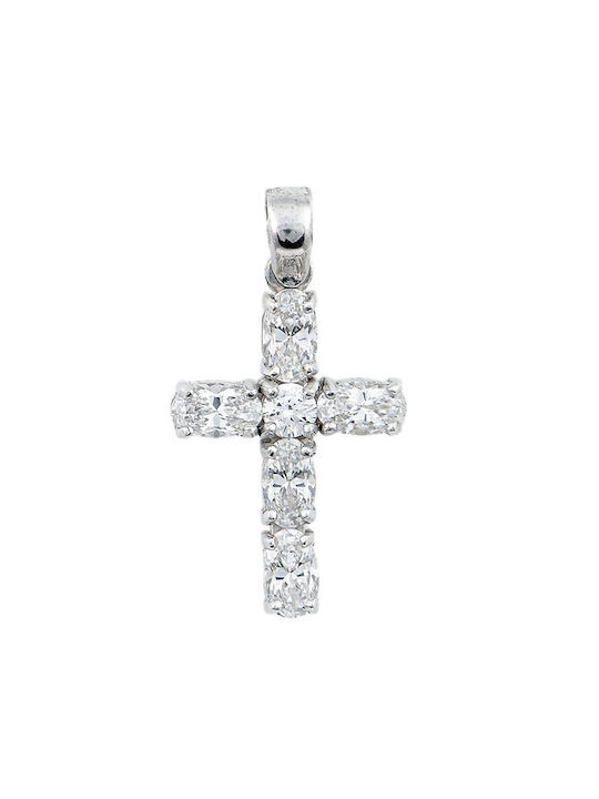 Savvidis Gold Kreuz 14K mit Kette