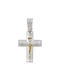 Savvidis White Gold Cross 14K with Chain