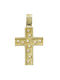 Savvidis Gold Kreuz 14K mit Kette