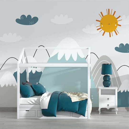 Caravelshop Autocolantă Tapet pentru copii Acoperit cu vinil L400xA270buc