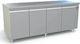 Dominox Κατάψυξη Πάγκος χωρίς Μοτέρ Υ86xΠ229xΒ70cm