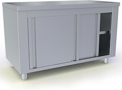 Dominox Ερμάριο με Συρόμενες Πόρτες 160x70x86cm