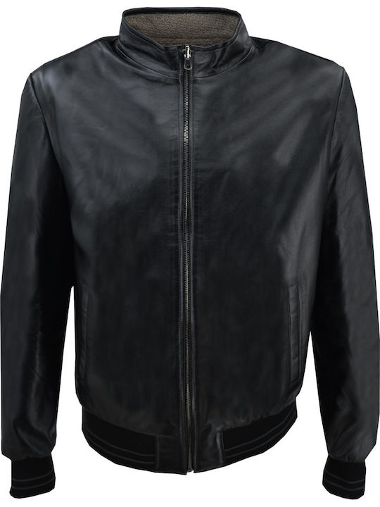 Leather Jacket Biker Black