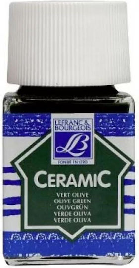 Lefranc Bourgeois Vopsea pentru Craft Verde pentru Porțelan 50ml