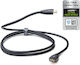 QED HDMI 2.1 HDMI Кабел HDMI Мъжки - HDMI Мъжки 1.5м Черен