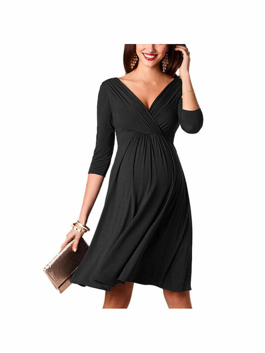 Queen Mother Midi Rochie Negru