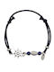 Woofie Kinderarmband Makramee aus Silber