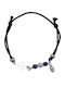 Woofie Kinderarmband Makramee aus Silber