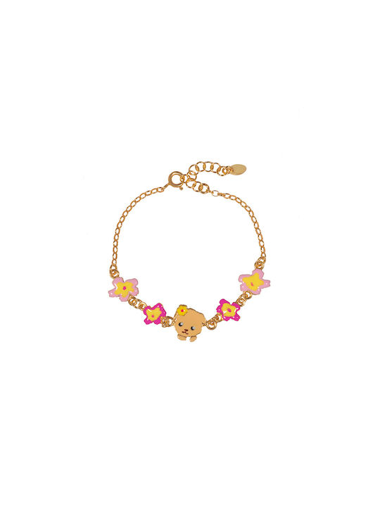 Woofie Kids Gold Plated Silver Chain Bracelet for Girl