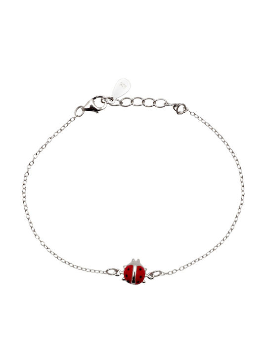 Woofie Kinderarmband Kette aus Silber