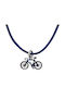 Woofie Kinderhalskette Familie aus Silber mit Seil 4487