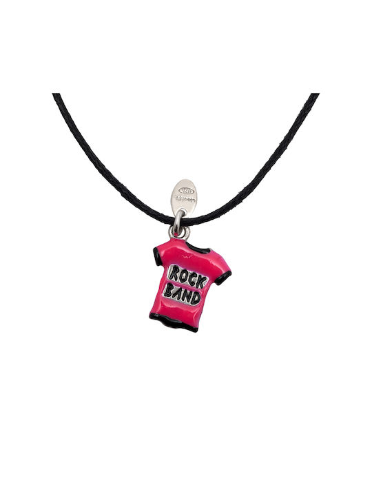 Woofie Silver Rope Kids Necklace Family 4613