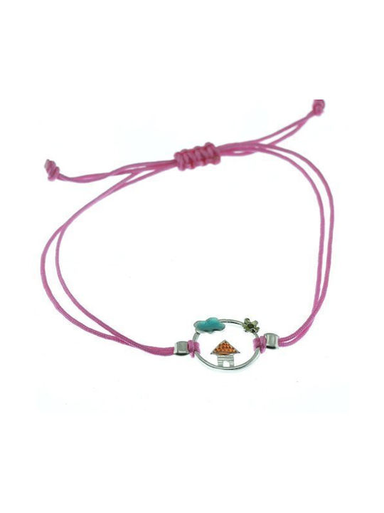 Paraxenies Kids Silver Macrame Bracelet for Girl