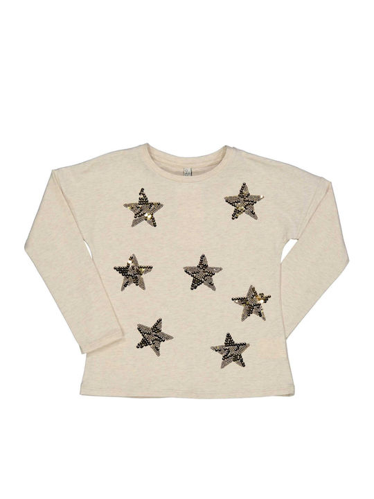 Kids' Shirt Long Sleeve Beige